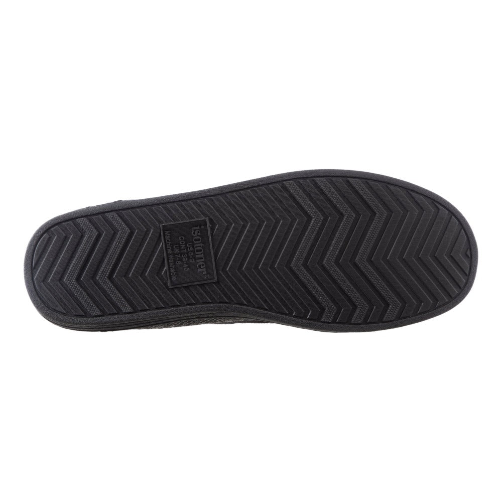 Men's isotoner herringbone logan moccasin slippers cheap