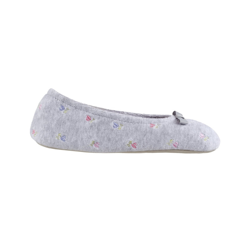 Women's Signature Embroidered Terry Ballerina – Isotoner.com USA