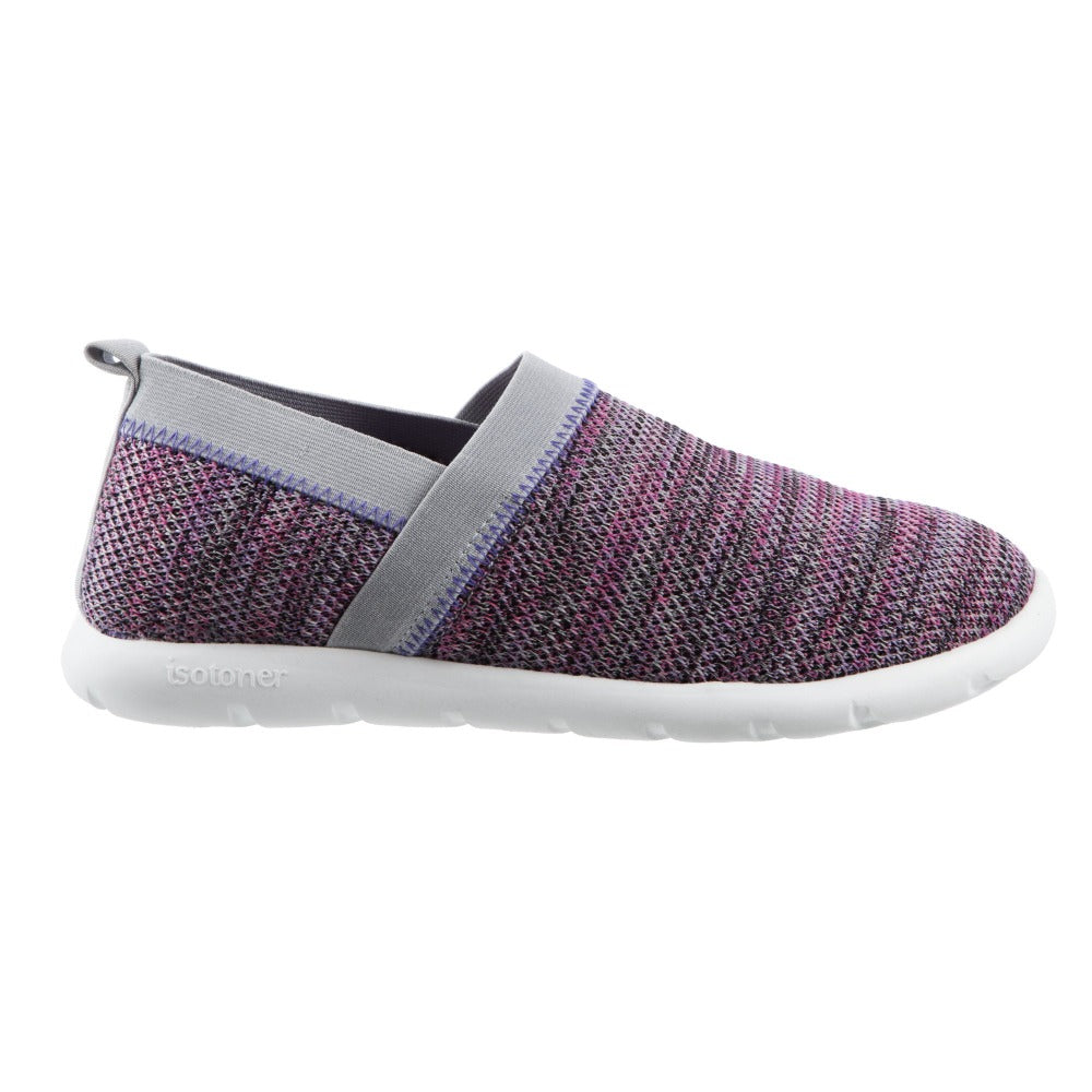 Zenz Women’s Harmony Slip-On in Paisley Purple Profile