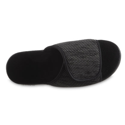 Women’s Zenz Sport Knit Adjustable Slide in Black Marbled Top Inside View