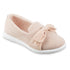 Women’s Zenz Hatch Knit Slip-On with Tie in Evening Sands Pink Right Angled View