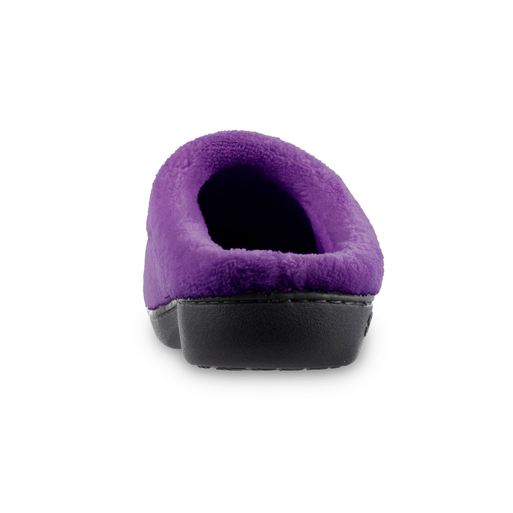 Women’s Microterry Sport Hoodback Slippers - Periwinkle Back